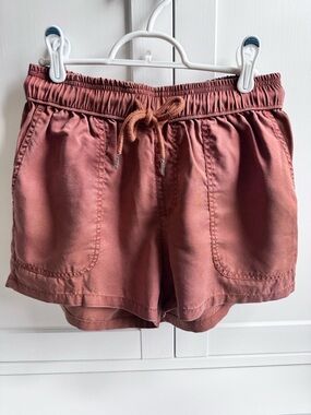 Women's Quince Vintage Tencel Utility Shorts - Rust